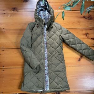 burton quilted down jacket